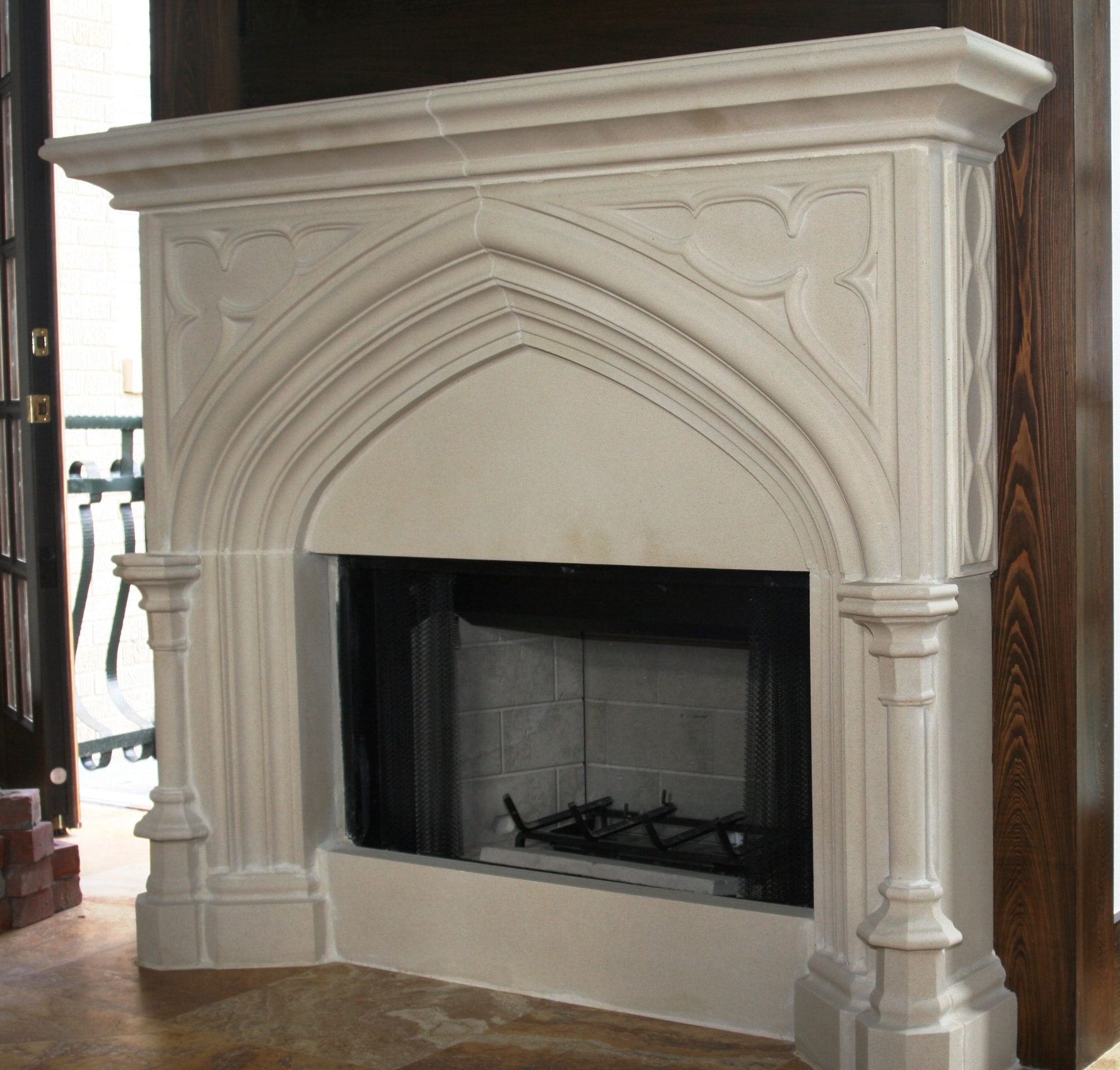 Fireplaces cast stone — QH Cast Stone Houston