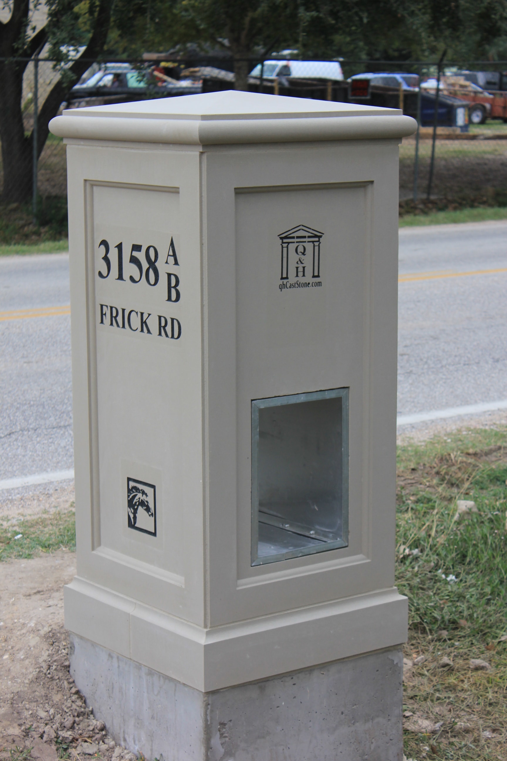 Custom Stone Mailbox